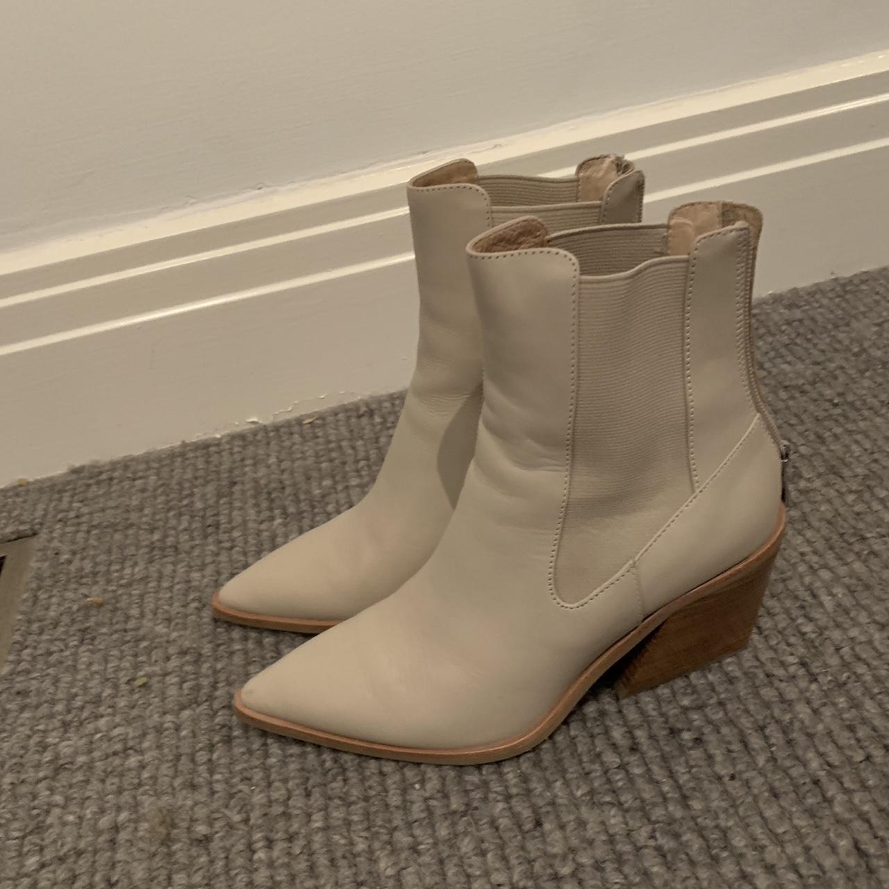 womens cream boots uk