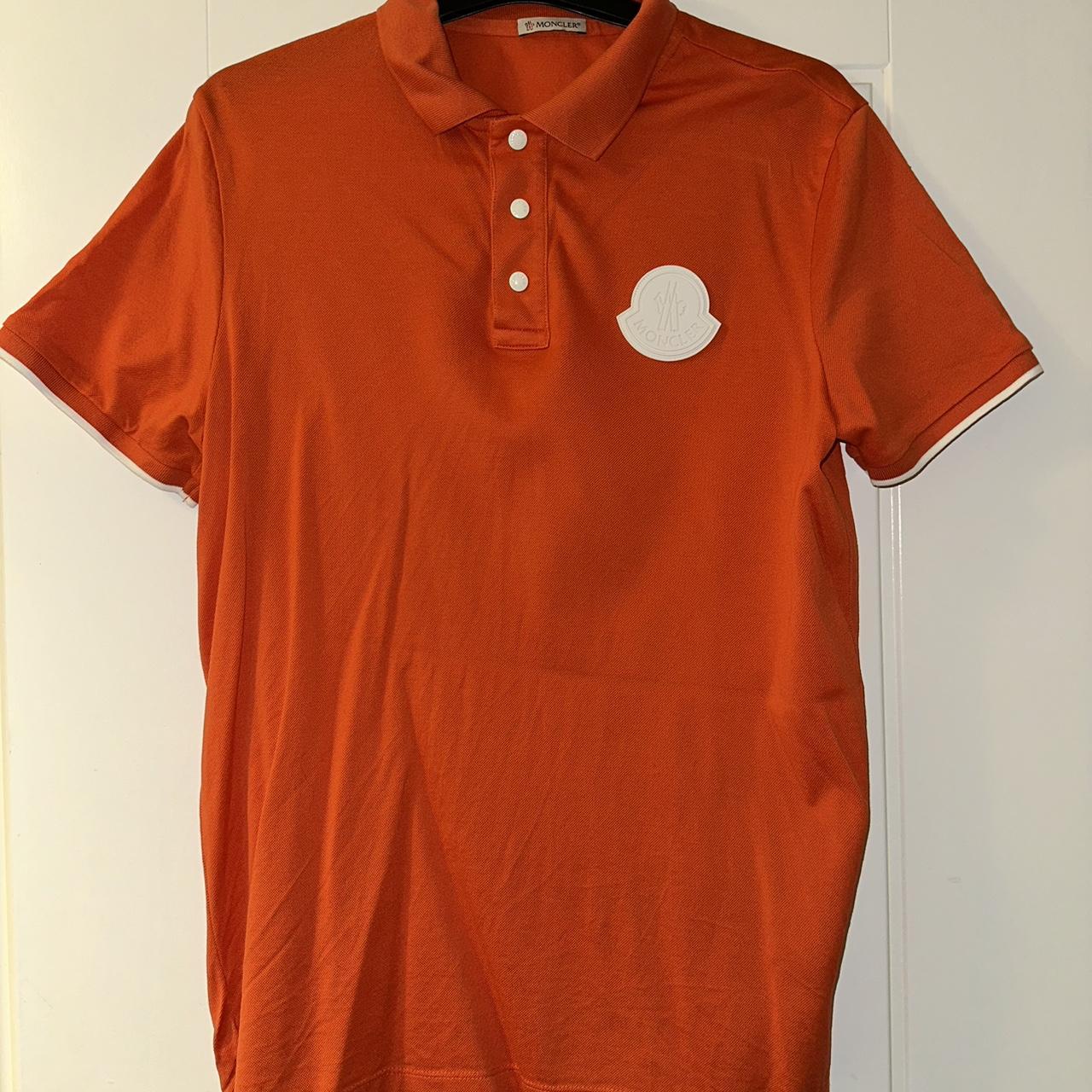 Moncler deals polo orange