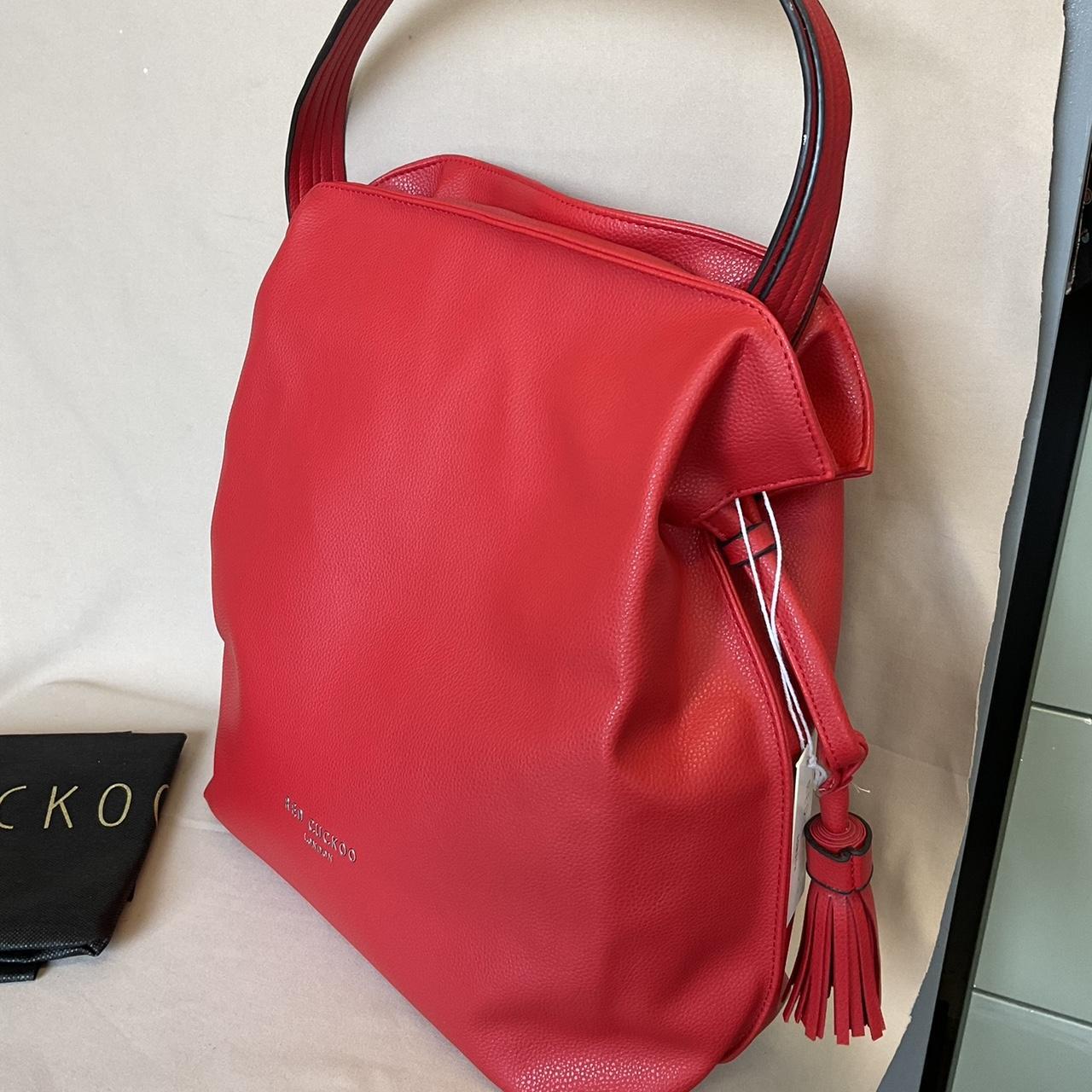 Shoulder Bags Red Cuckoo Handbags Ladies Dusky Pink Shoulder Bag