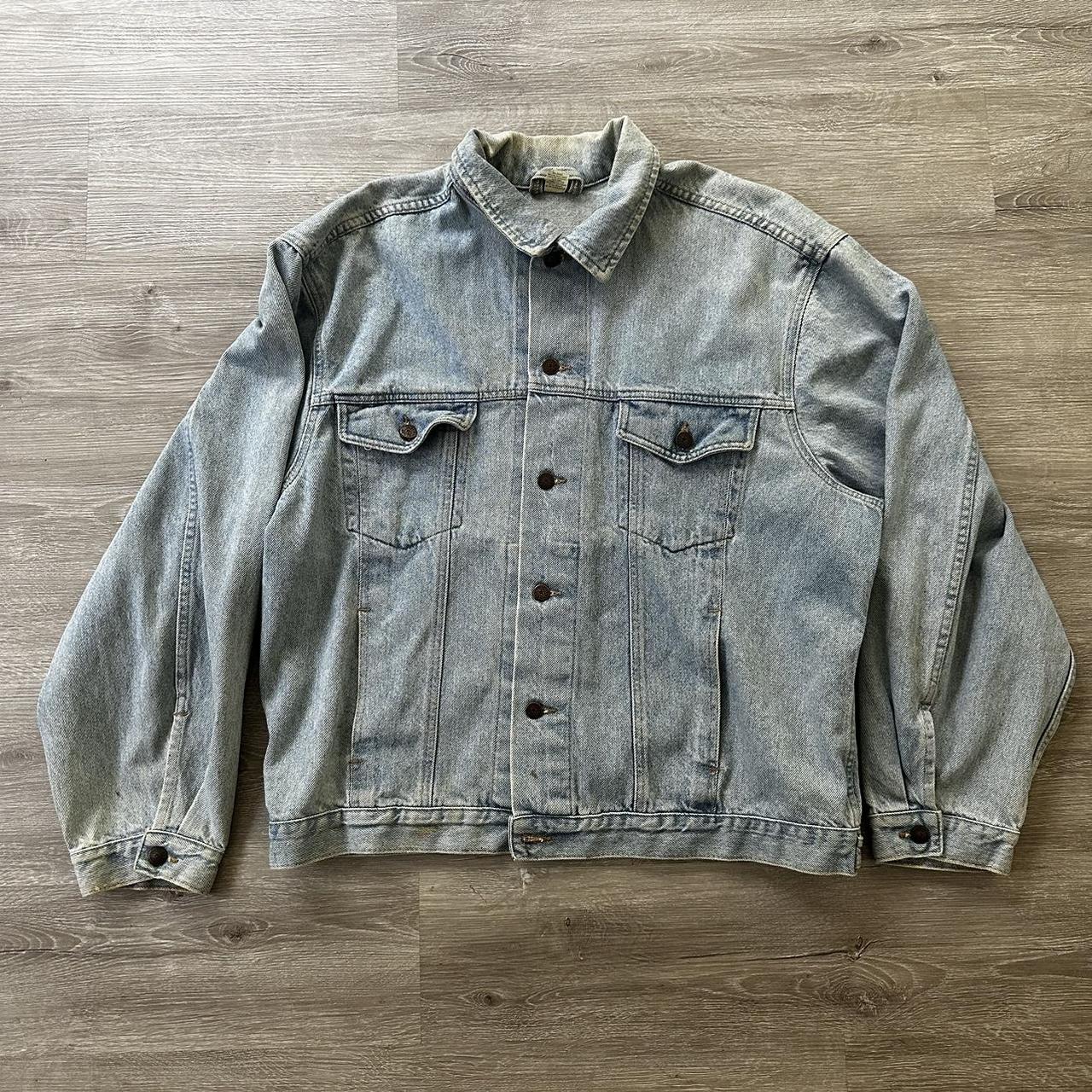 Men s Faded Glory Jean Jacket with very nice. Depop