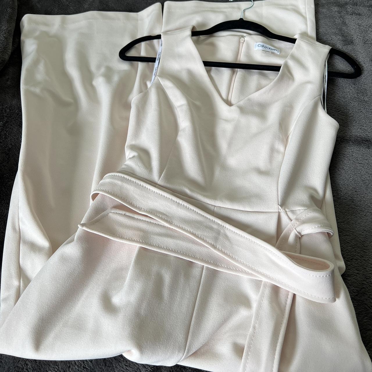 Calvin Klein light pink jumpsuit. Worn only once. Depop