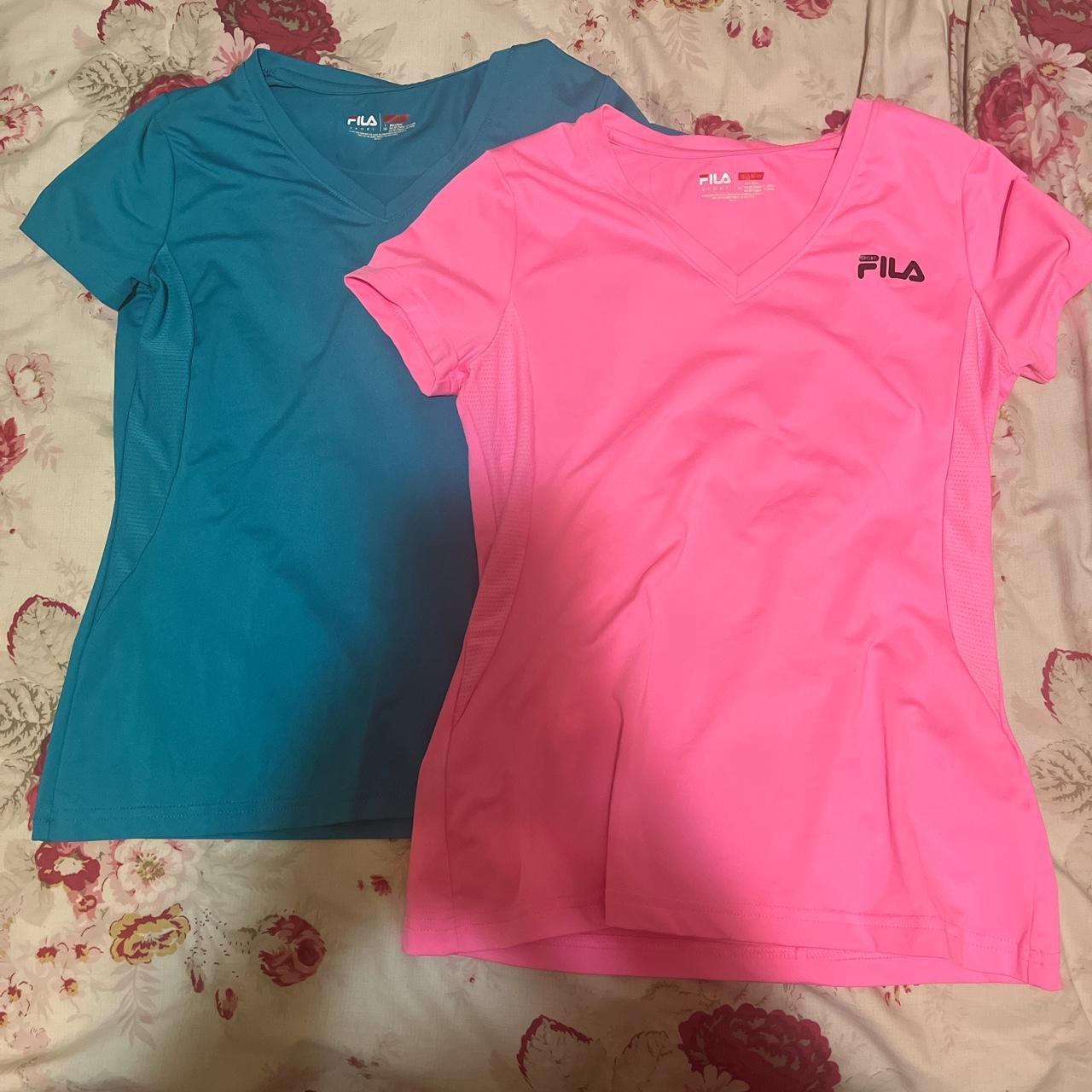 Fila women's t outlet shirt pink