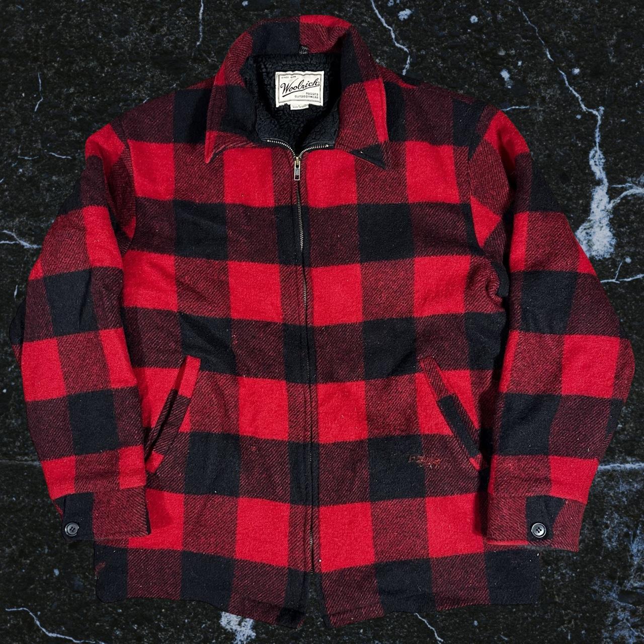 Flannel wool clearance lined jacket