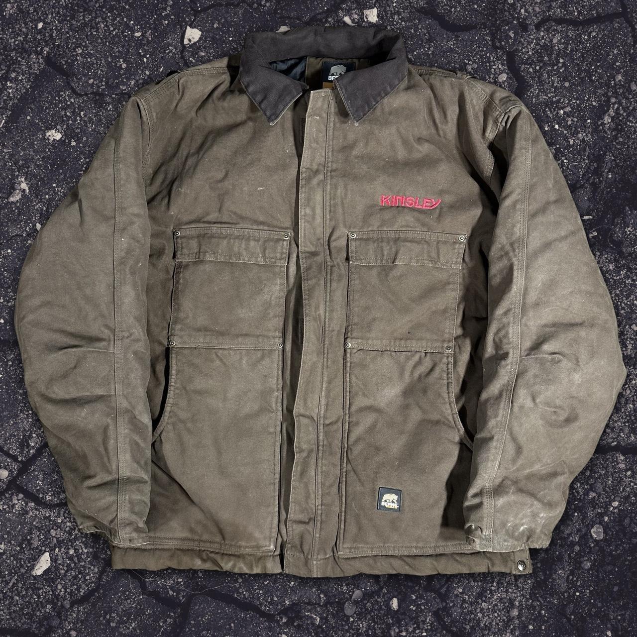 Berne Embroidered Work Jacket XL Berne Workwear... Depop