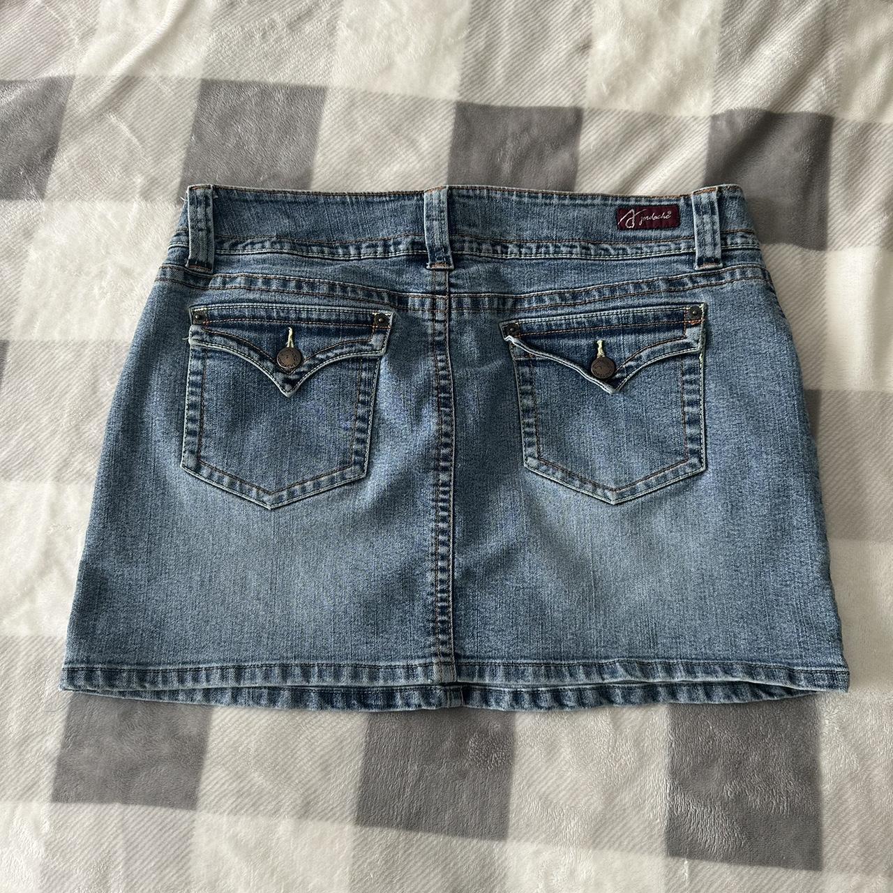 Jordache, low waisted jean skirt - Depop