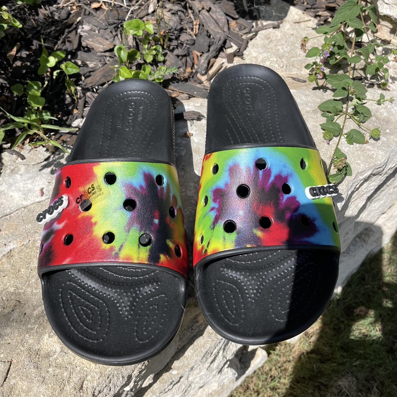 Splatter sale paint crocs