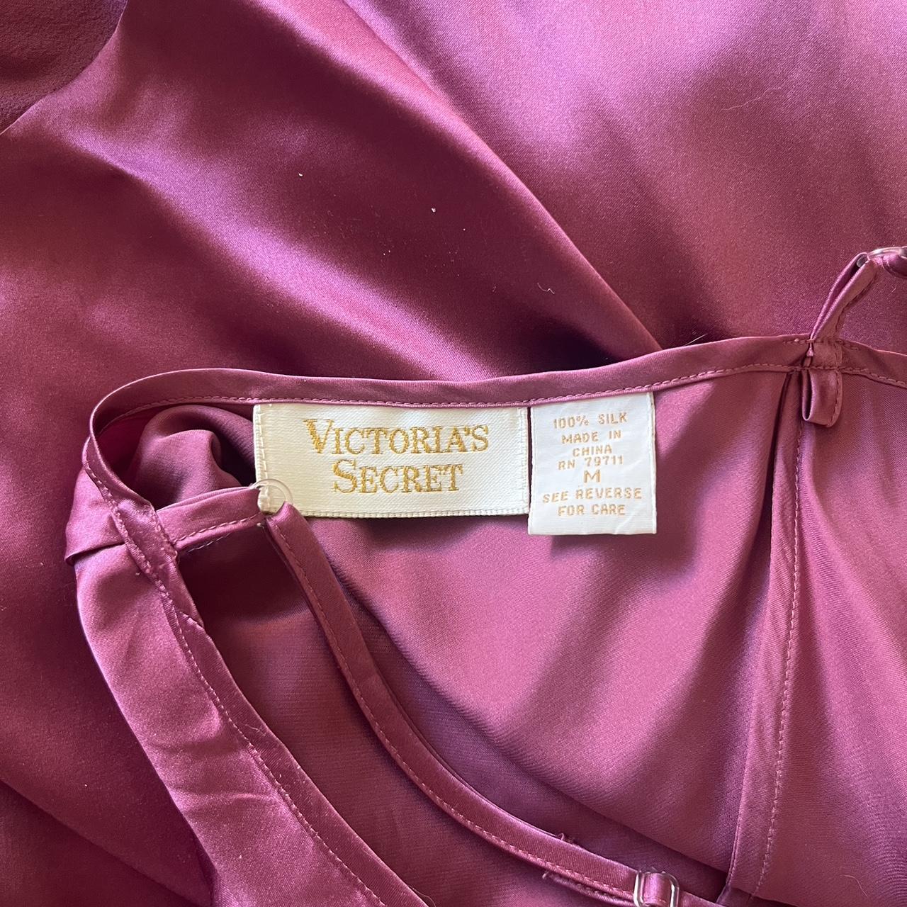 Gold Label Victoria’s Secret 100% Silk Rosey Mauve... - Depop