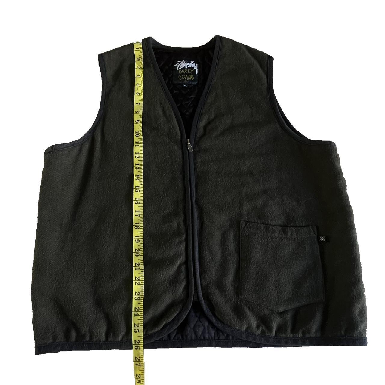 ジャケット・アウター 00s archive stussy down vest M black 90～00s OLD STUSSY/Reversible Down Vest/Fishing Vest/M