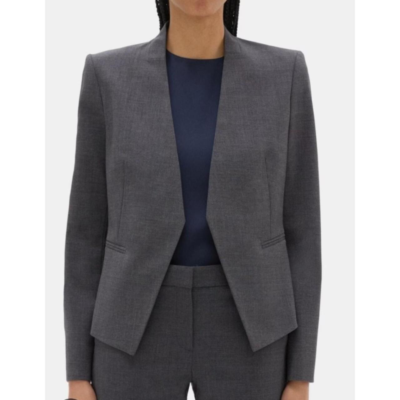 Theory Women's Tailored jacket - Grey - 2 – Theor… - image 1