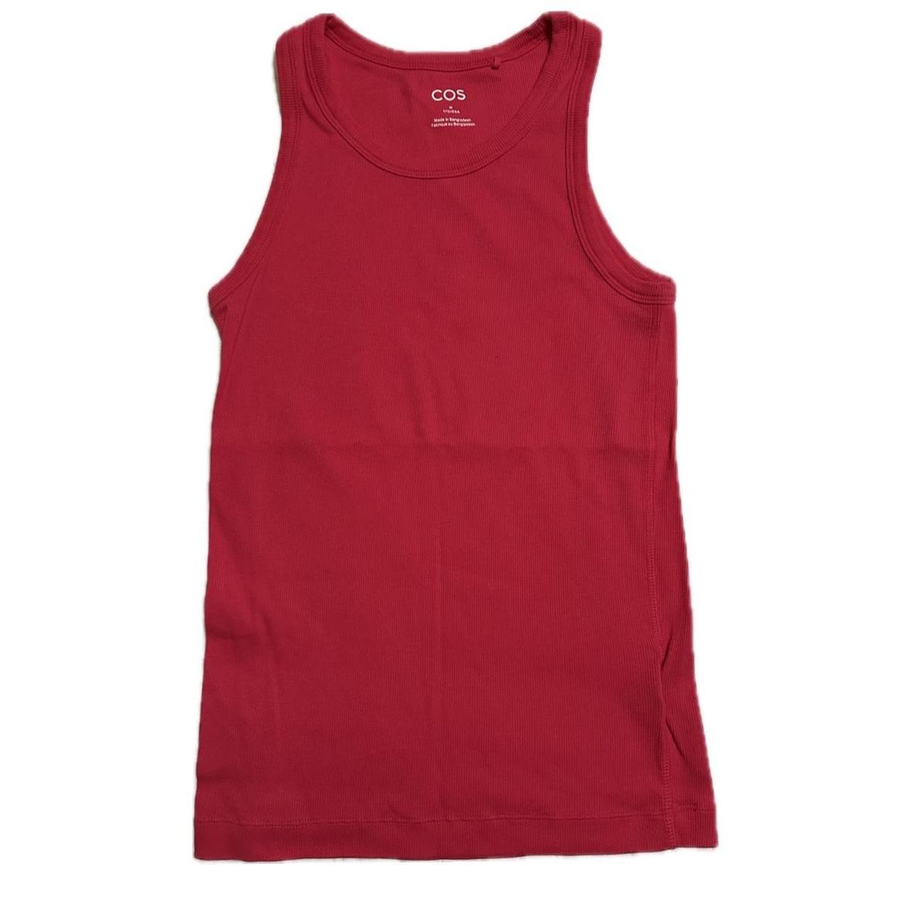 Liz Wear Red Athleisure Zippered Vest Top L/XL - Depop