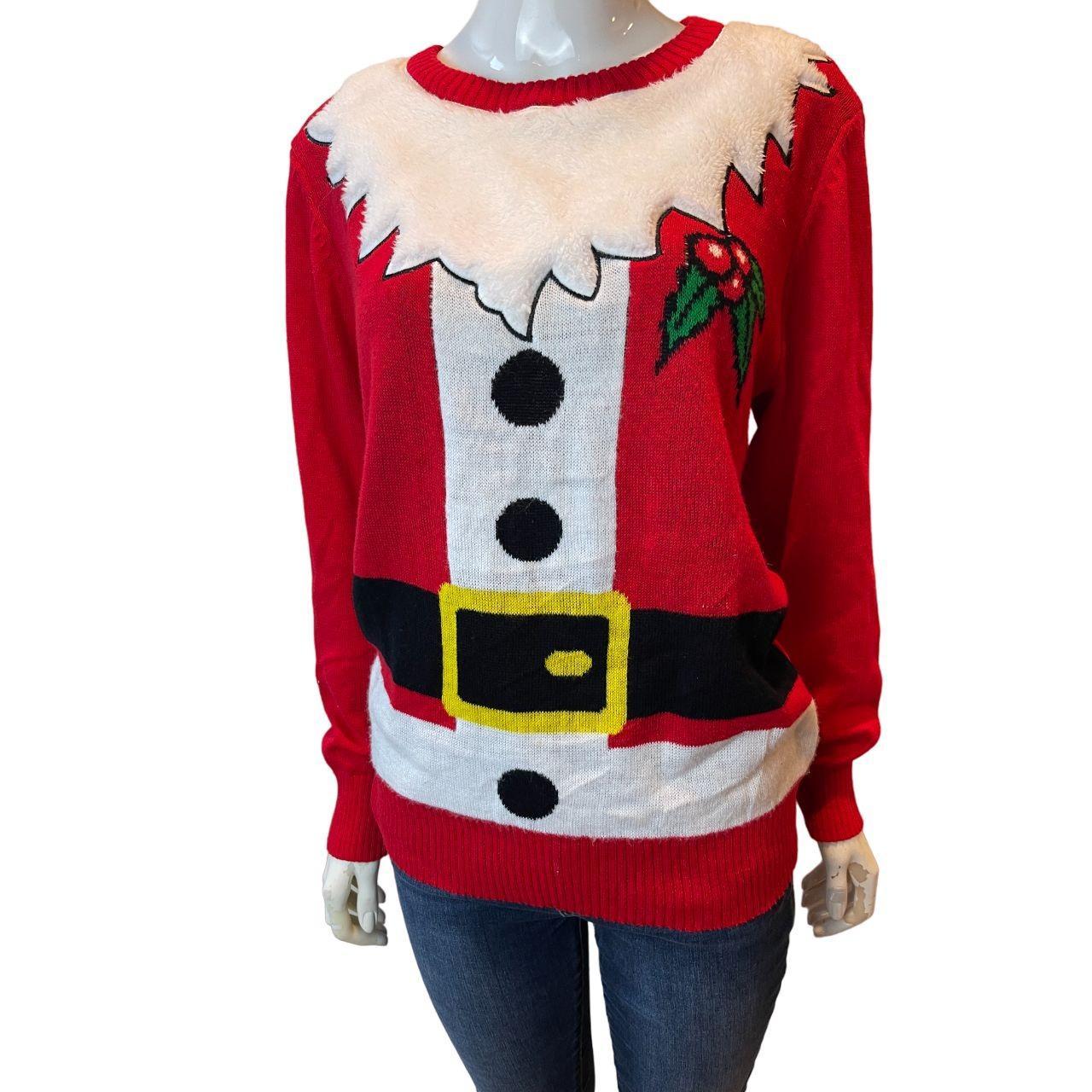 mrs claus cardigan
