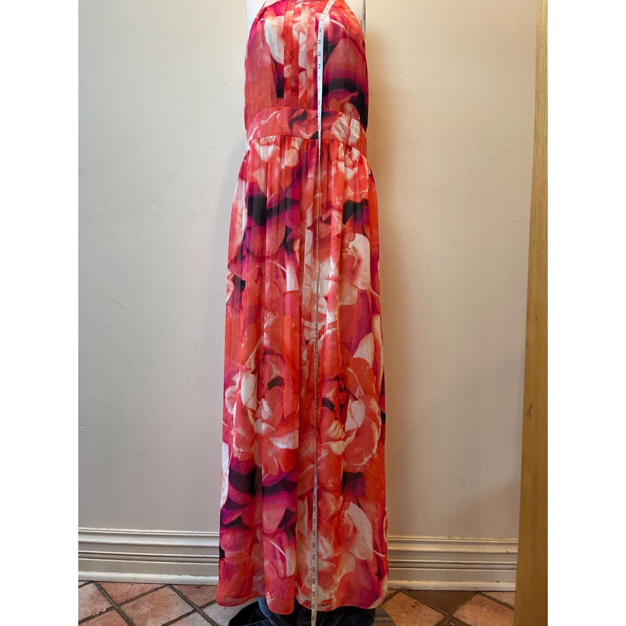 Eliza j floral on sale print halter maxi dress