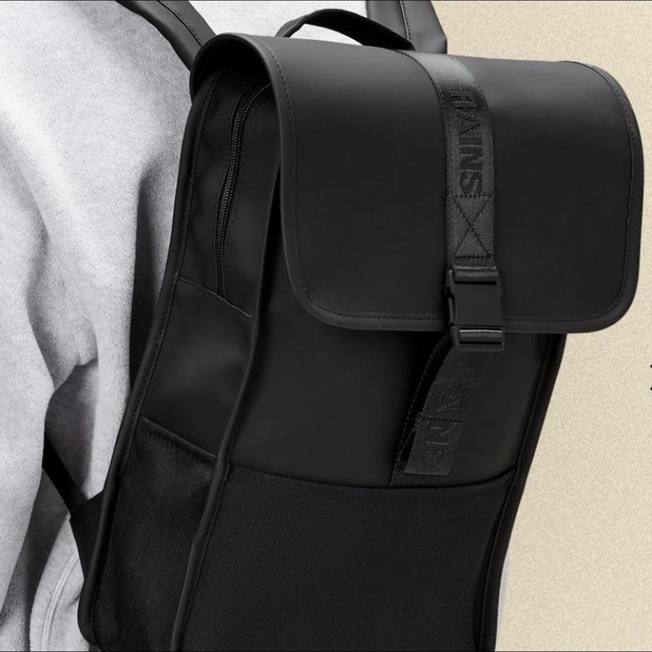 Brand new with cover!! Rains Backpack Black Trail... Depop