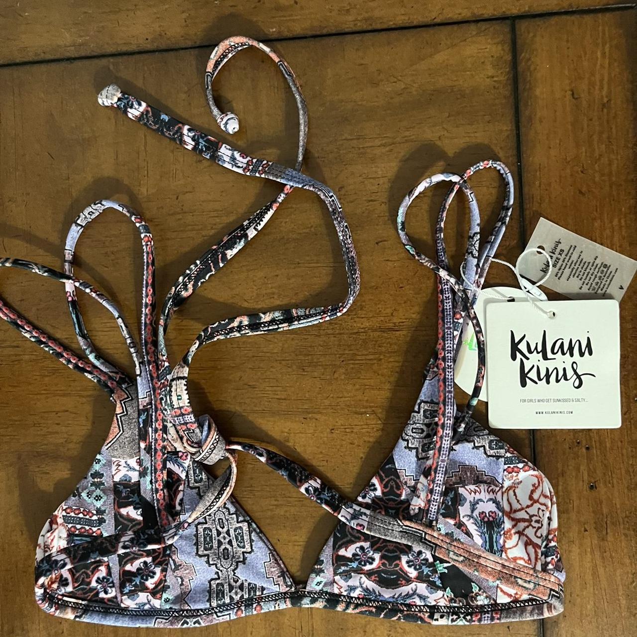 Kulani Kinis bikini top. Size XS. Never worn. NWT.... Depop