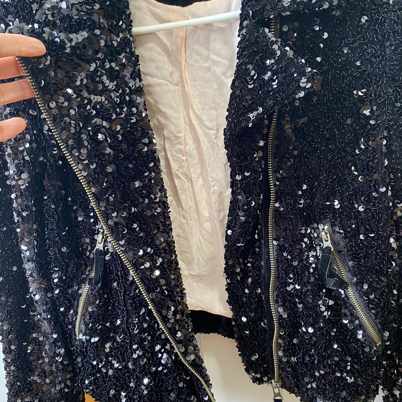 Anthropologie: Maeve Malia Sequined offers Moto Jacket