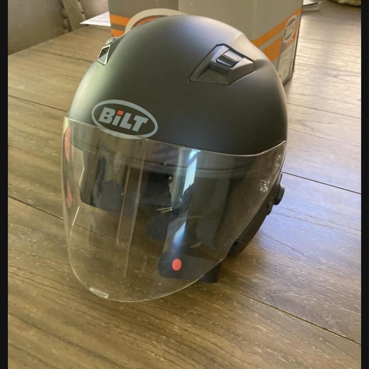 Bilt Techno Metropolis Matt Black Motorcycle Depop