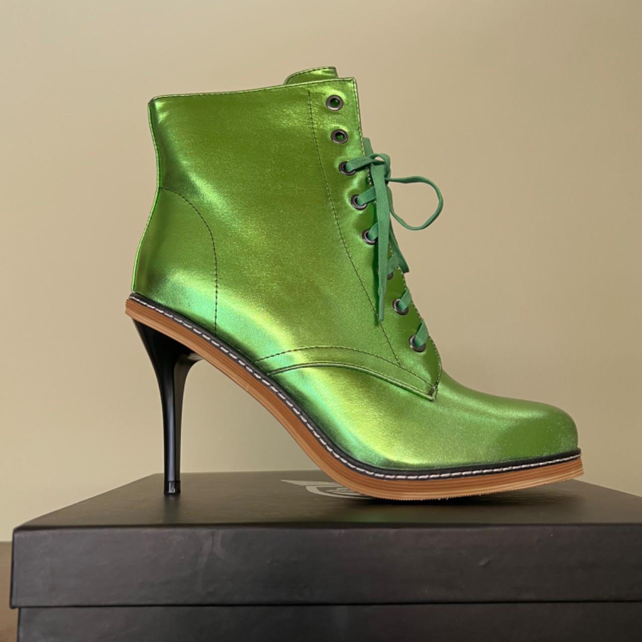 Stiletto deals combat boots