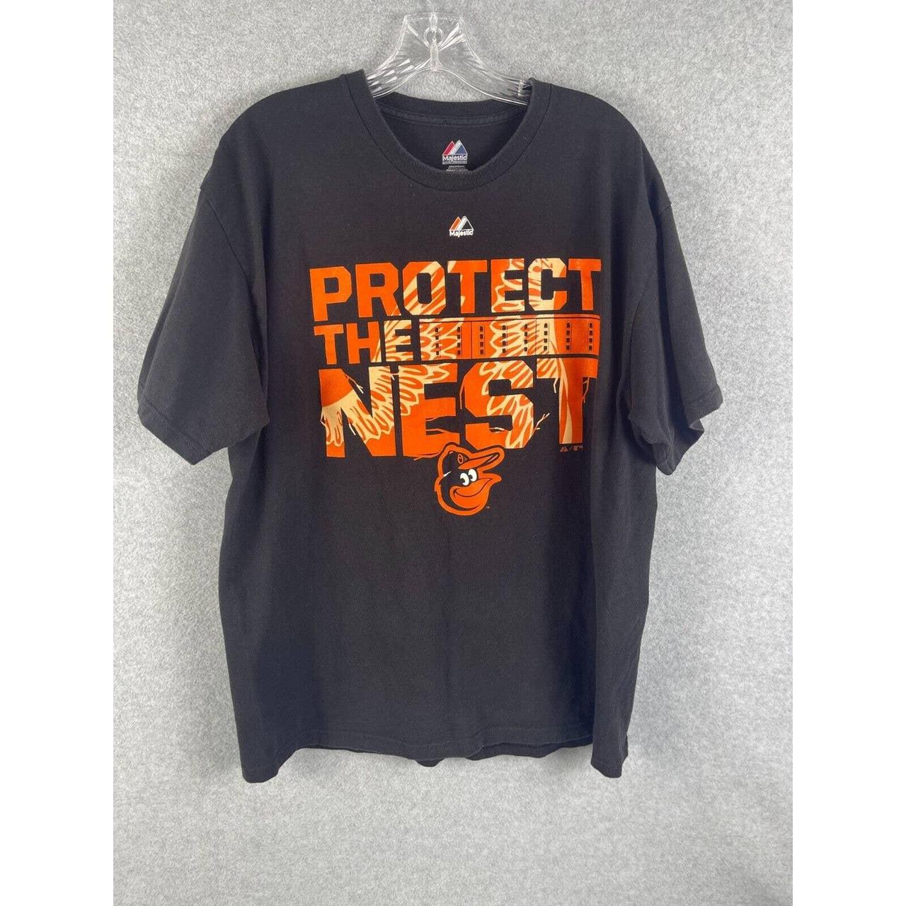 Orange Nike Dri-Fit Orioles t-shirt. The size is an - Depop