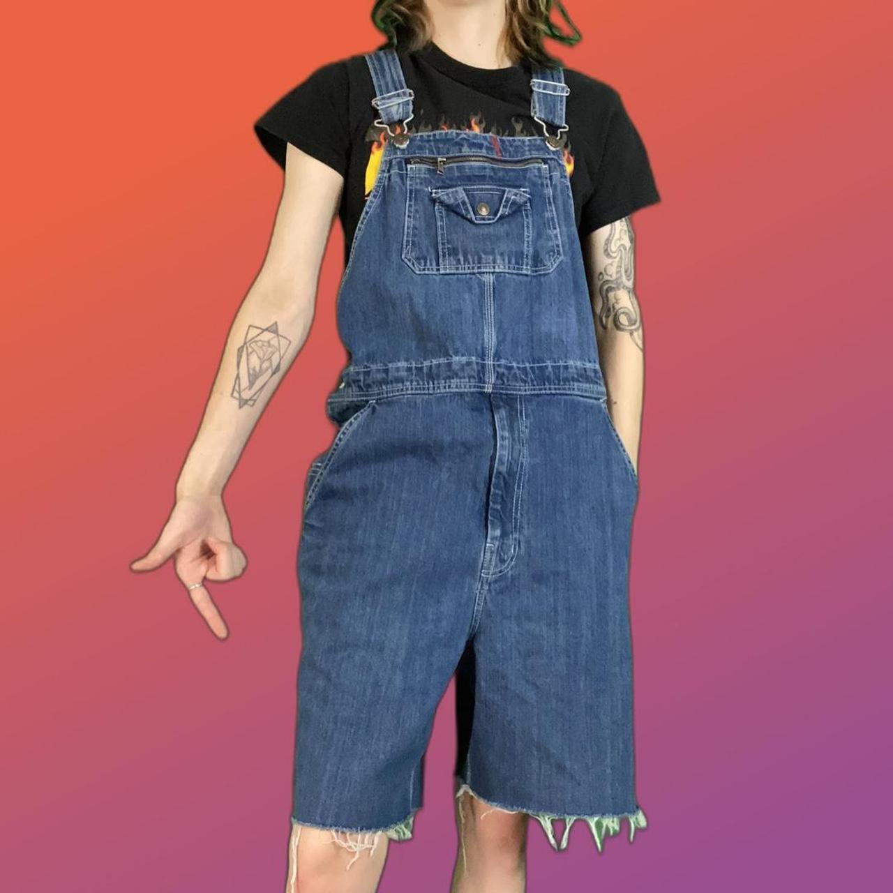 Sears Men's Blue Dungarees-overalls | Depop