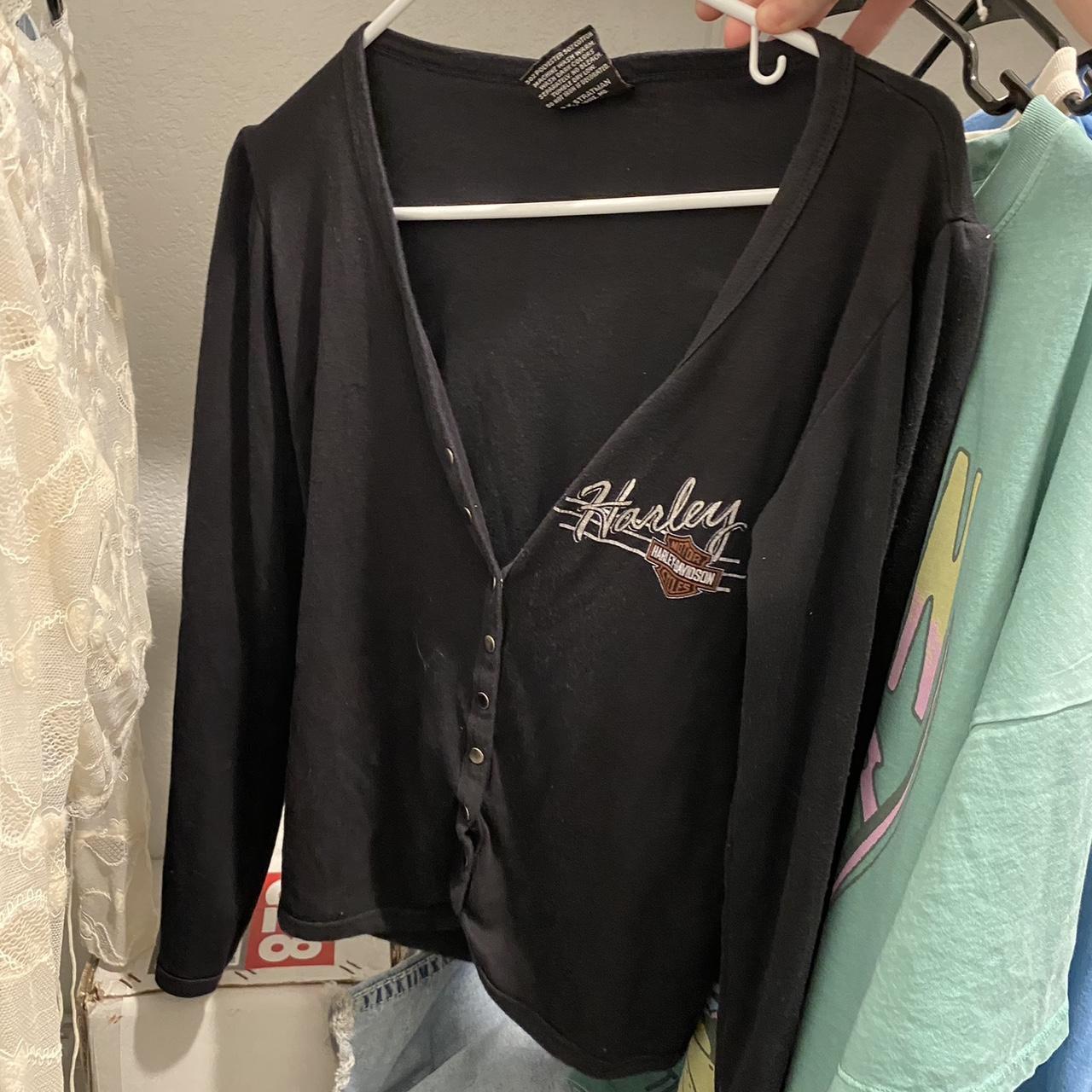 vintage harley davidson top