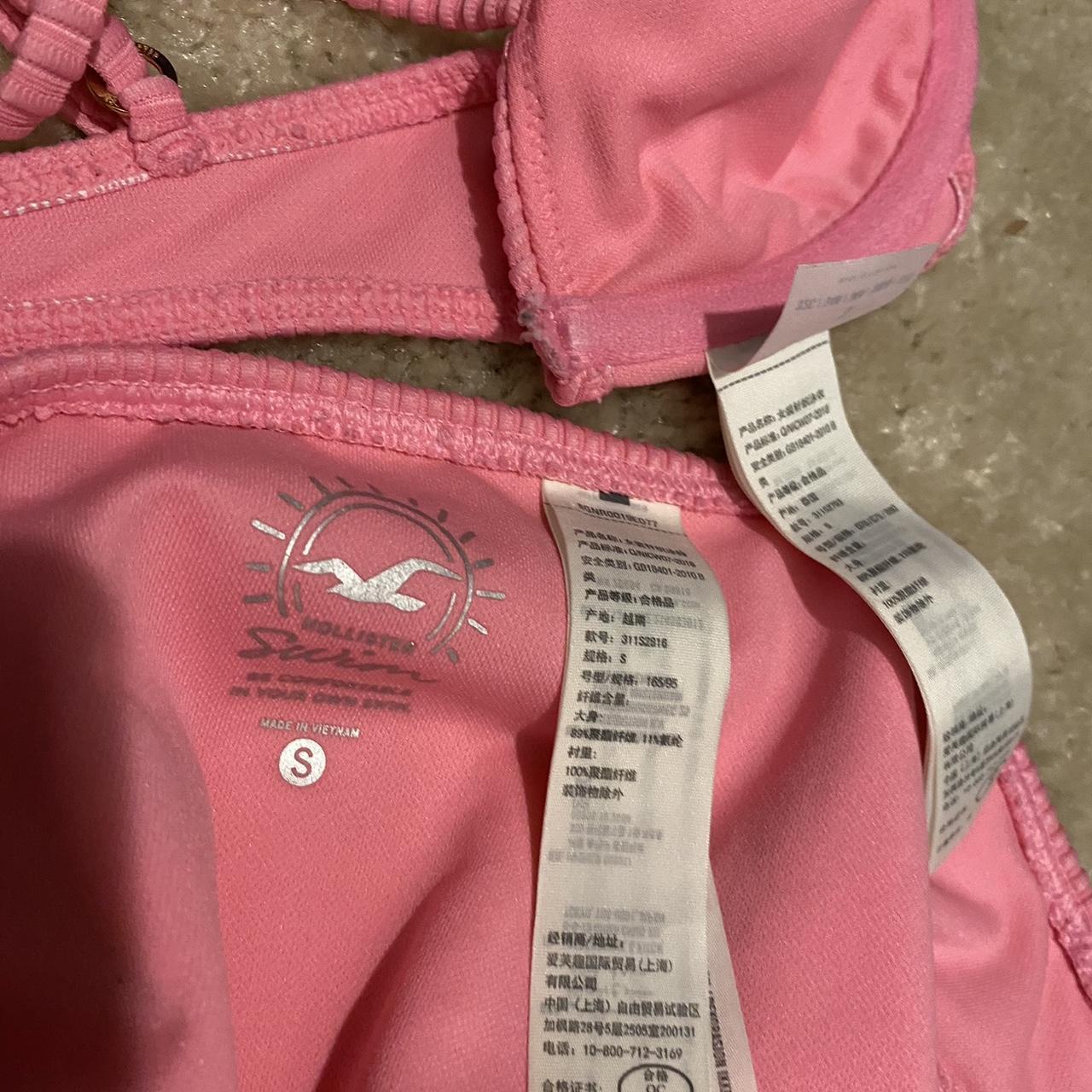 Hollister pink bikini Send offers! Like new! 🍉💗 - Depop