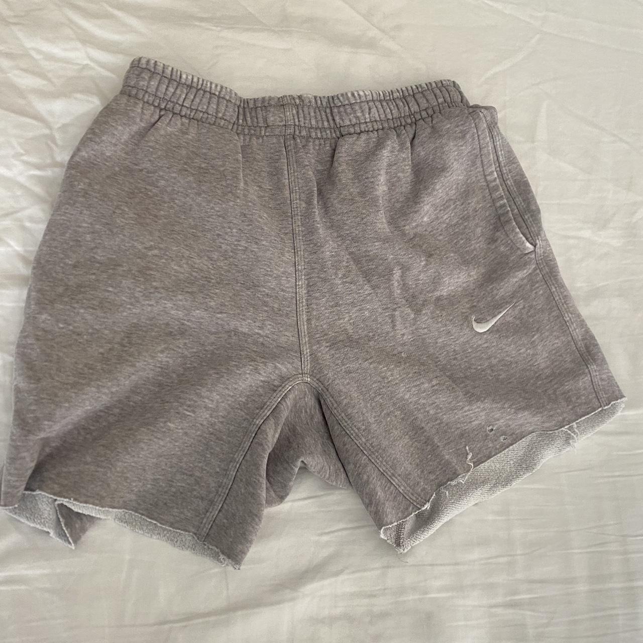 Cropped Nike sweat shorts sweatshorts streetwear... Depop