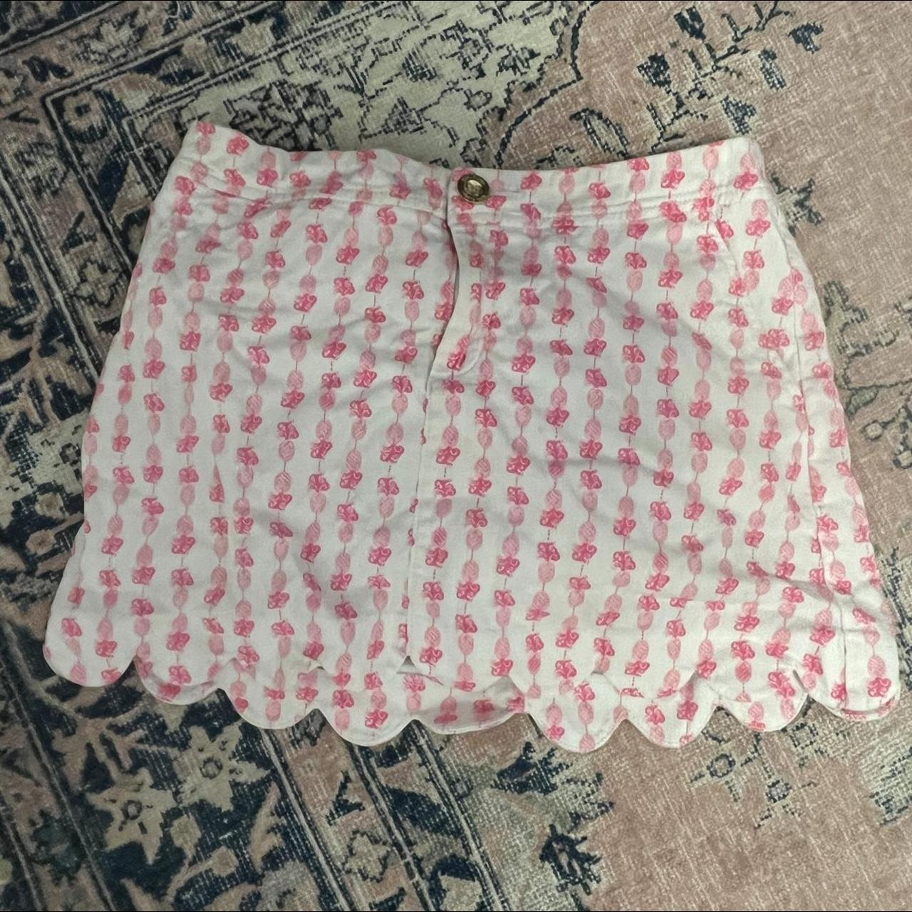 lily pulitzer skirt super cute and preppy size 2... - Depop