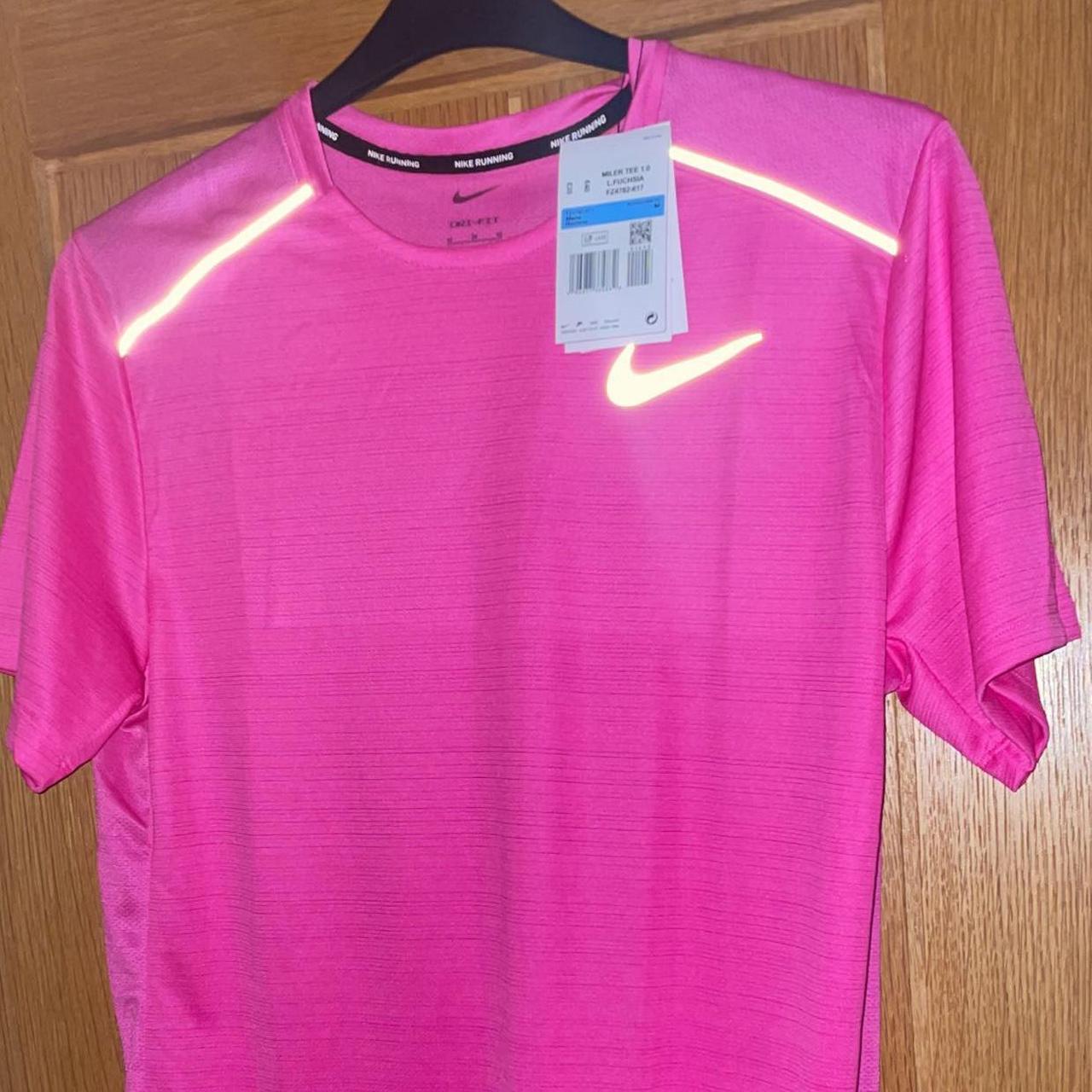 nike miler neon pink