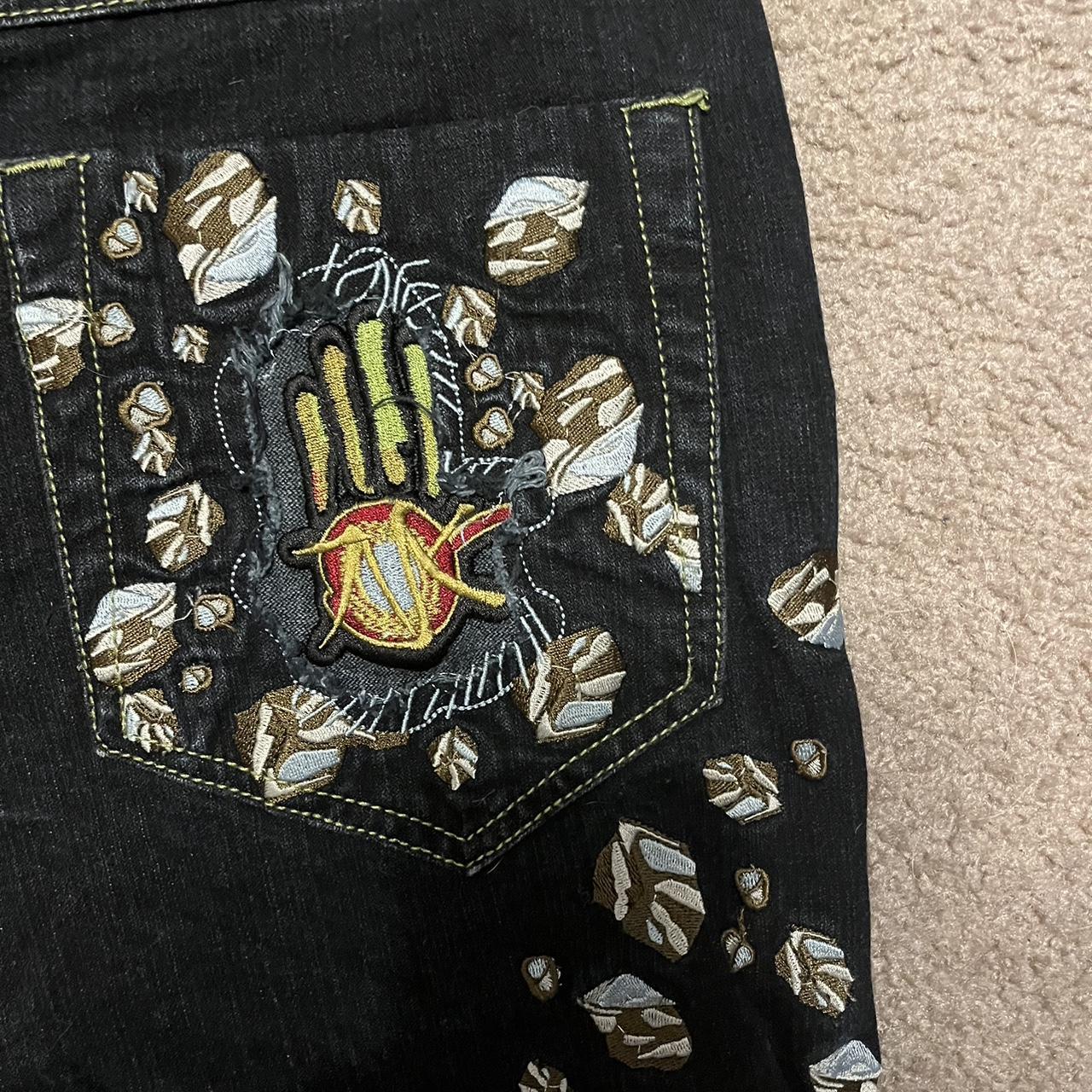 Embroidered Jorts Size 34 Dm Me Before Buying Depop