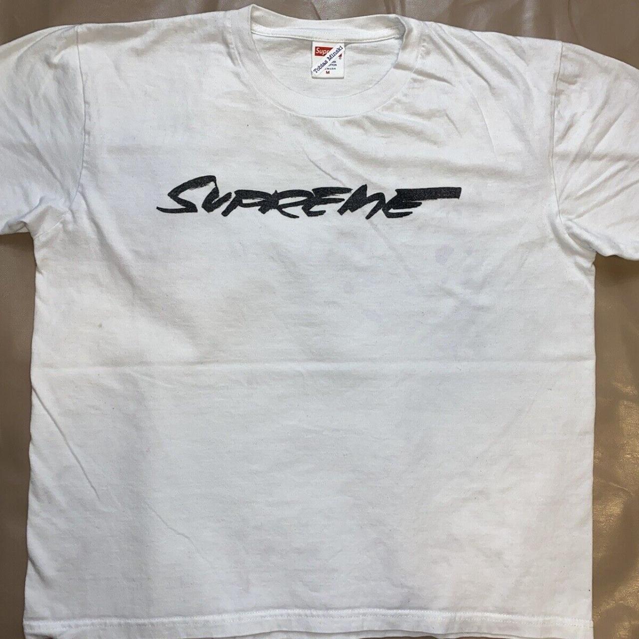 Supreme futura-logo-tee - Depop