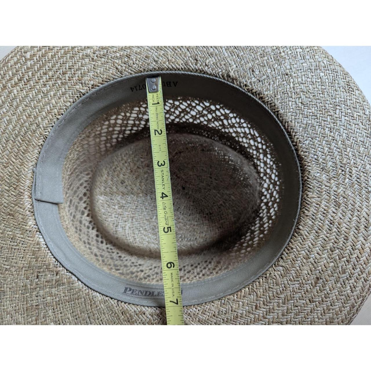 Pendleton Men's Hat - Tan – Pendleton Raffia Wide… - image 7