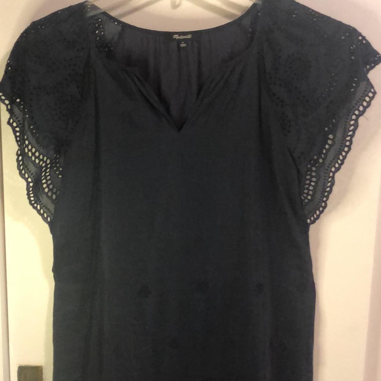 Madewell Women's Navy Dress | Depop