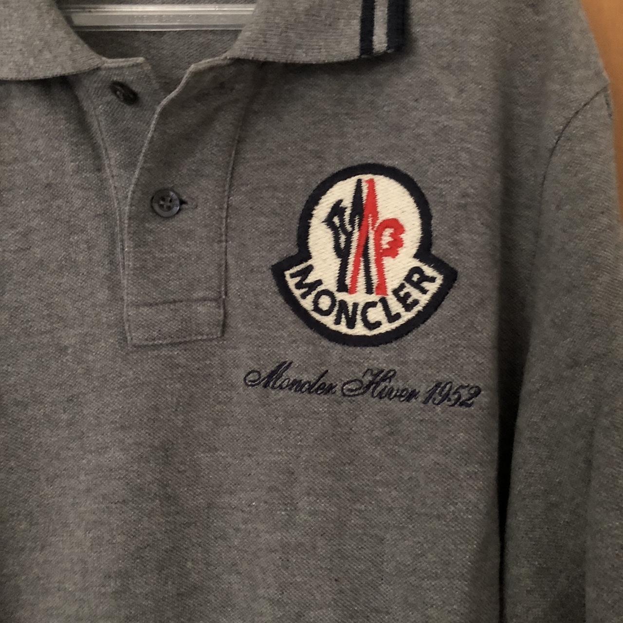 Polo moncler manica lunga online