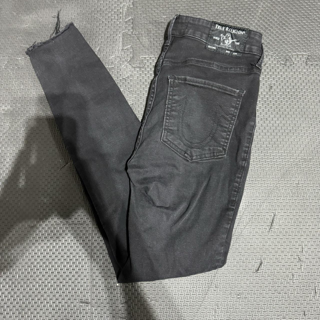 True religion black jeans sz.28 - Depop