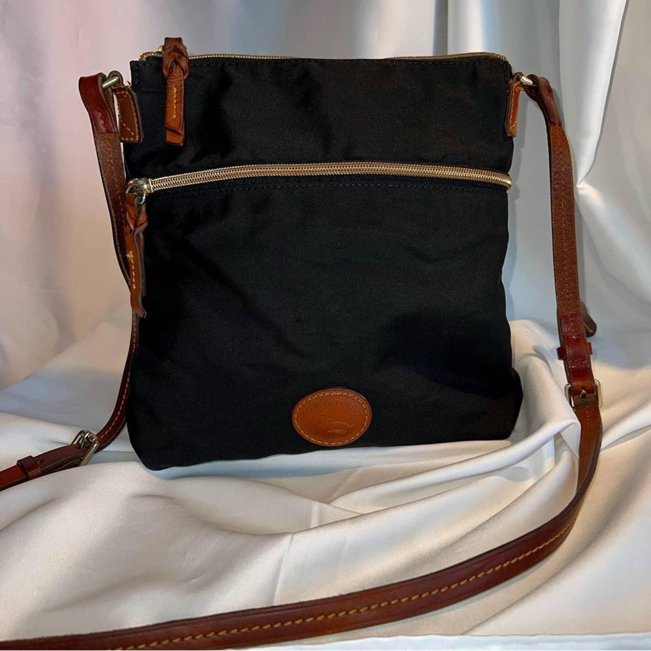 Dooney & Bourke Black Nylon Crossbody Bag. Super - Depop