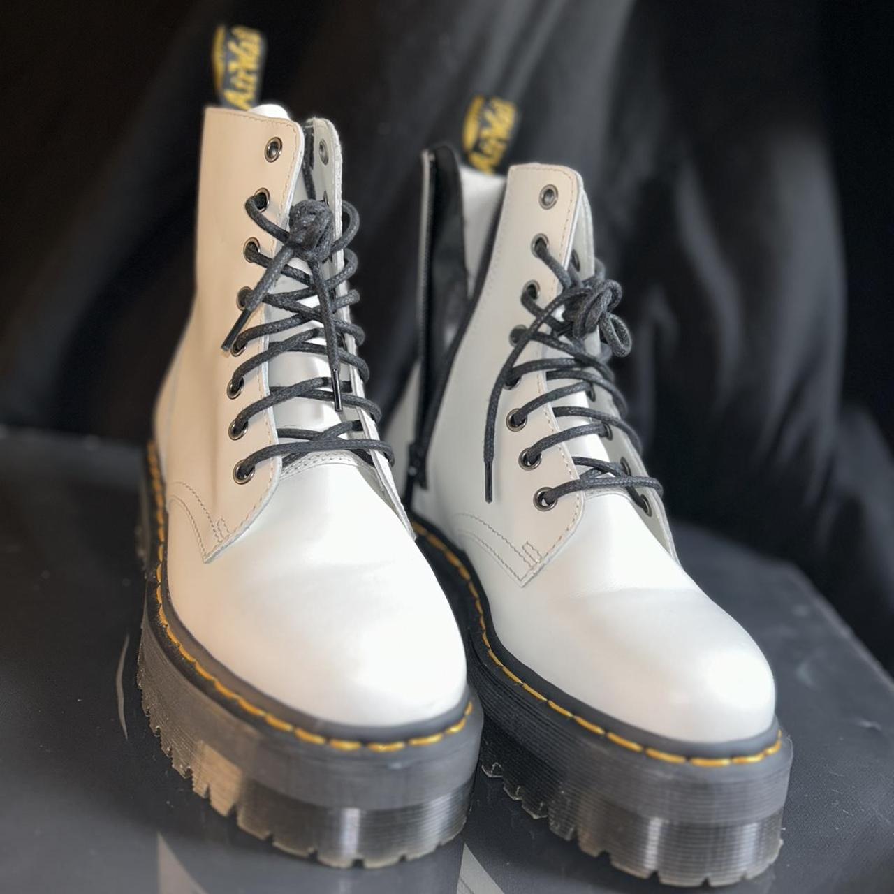 Matte white 2025 doc martens