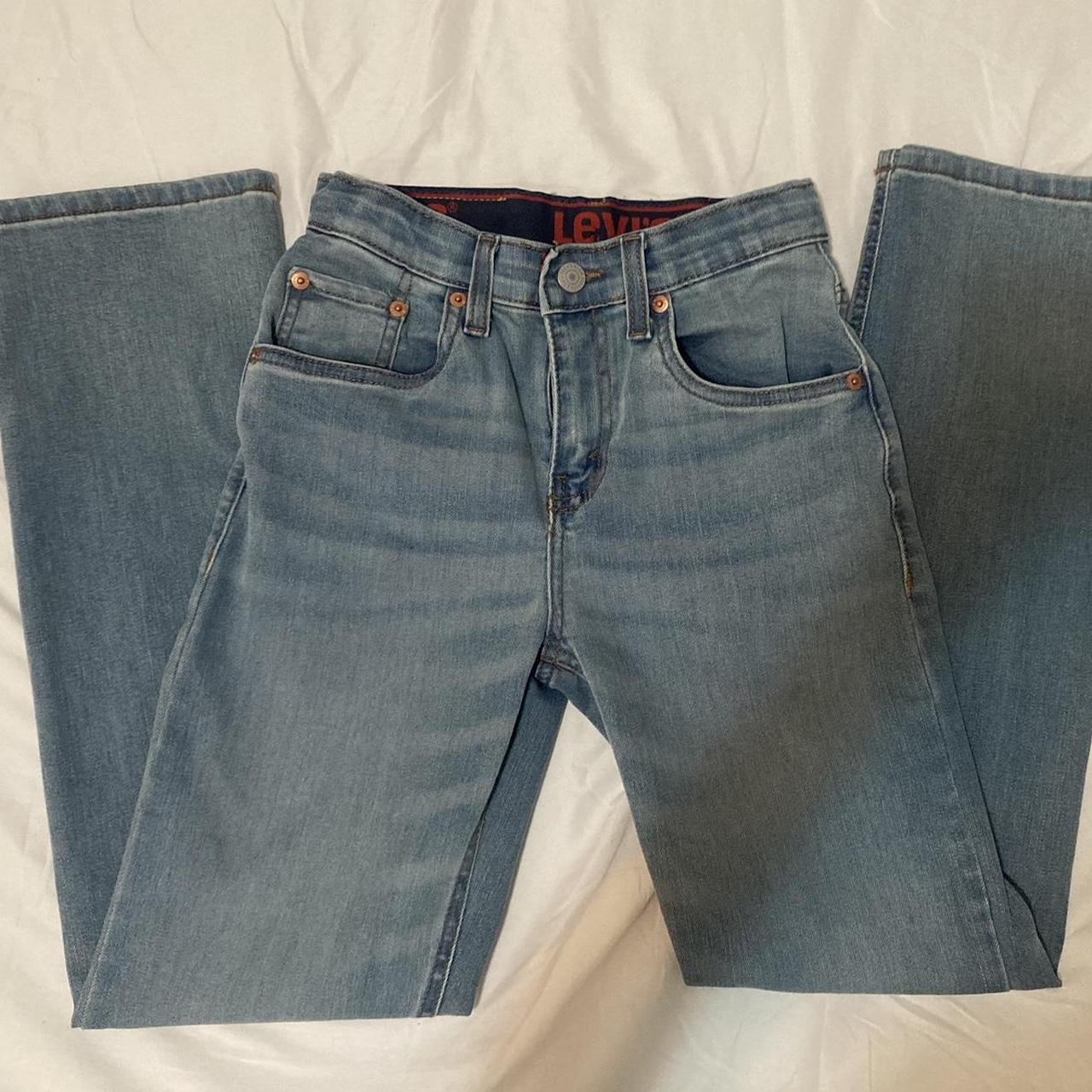 Levi Light Blue Jeans With Tightening Waist Band Depop