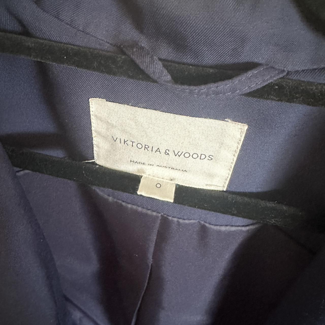 Navy VIK and woods blazer - Depop