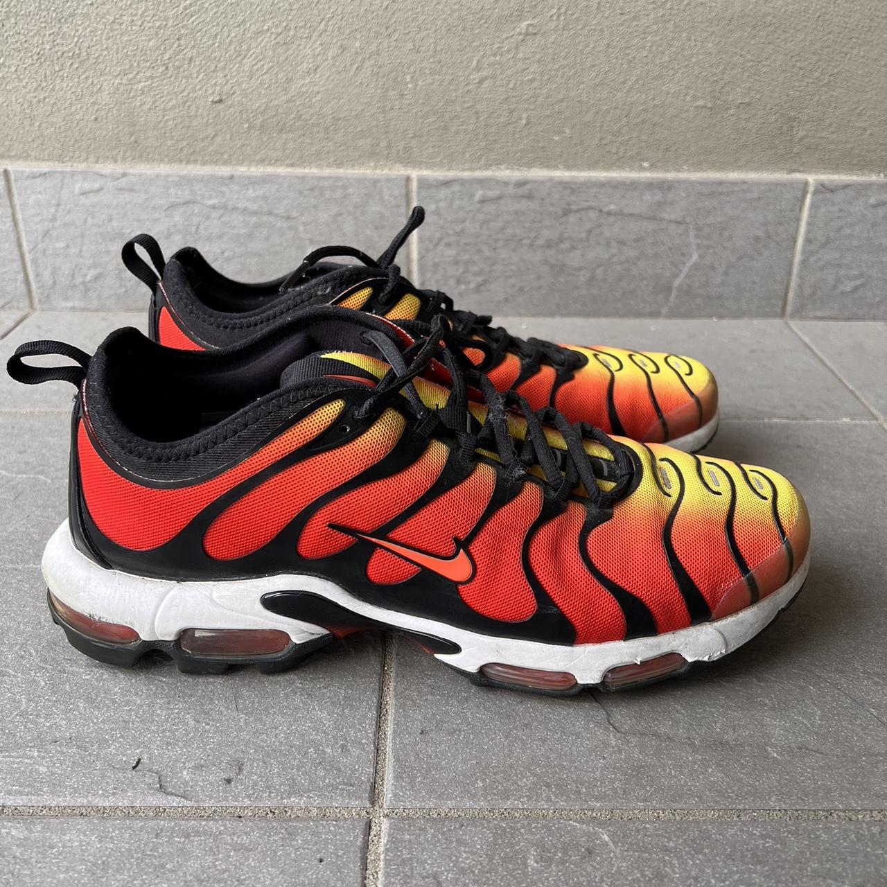 Nike TN Air Max Plus men's size 12 Yellow/Orange/Black