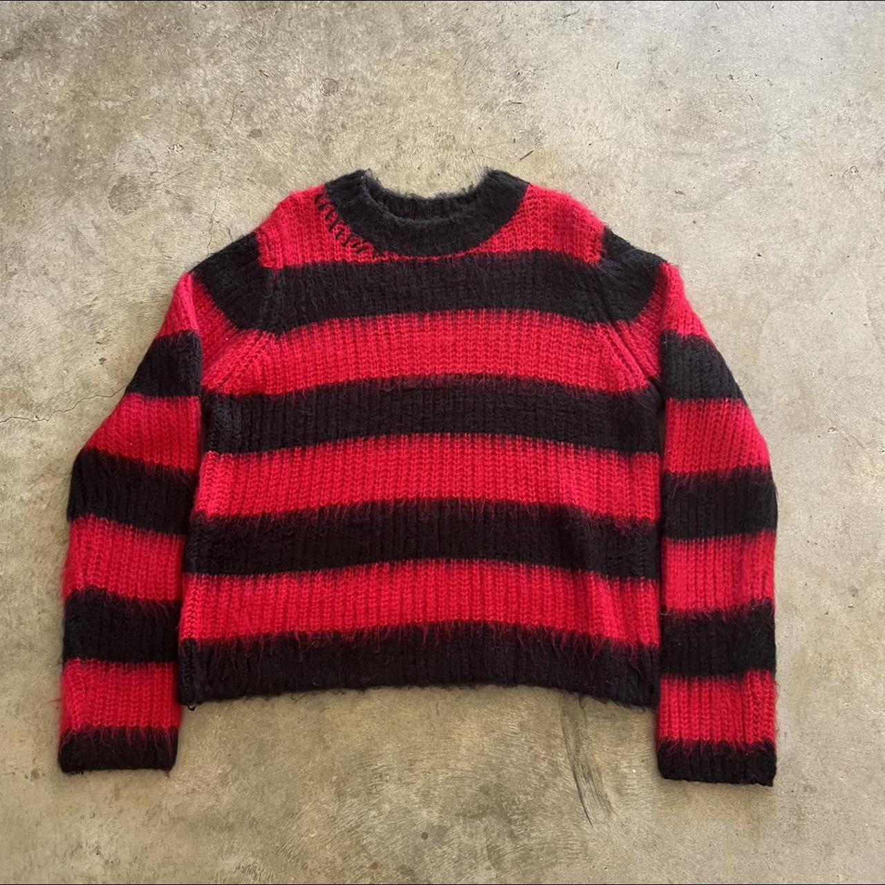 Jaded Man Punk ‘Nightmare’ jumper Size Medium Worn... - Depop