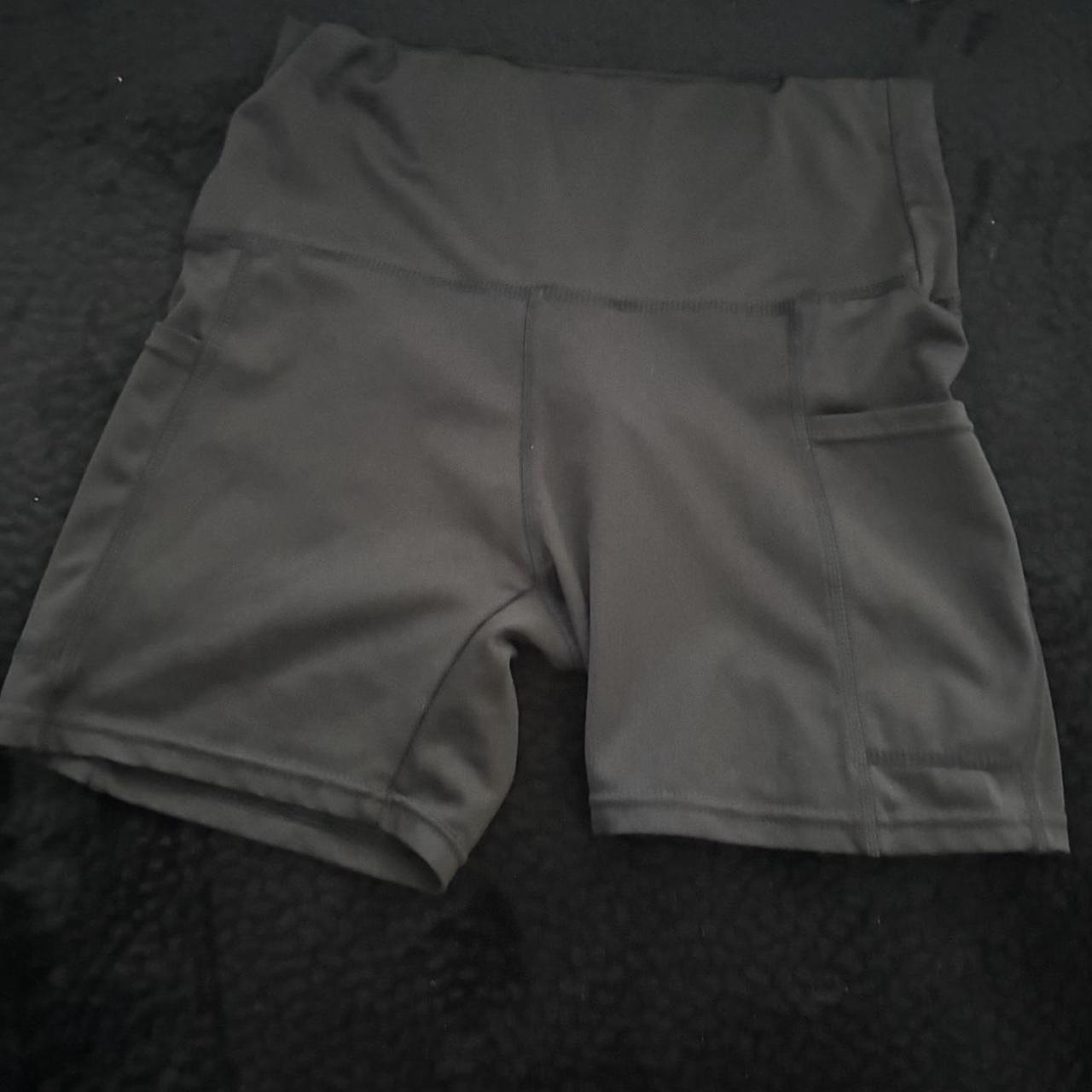 Black Luluemon biker shorts - Depop