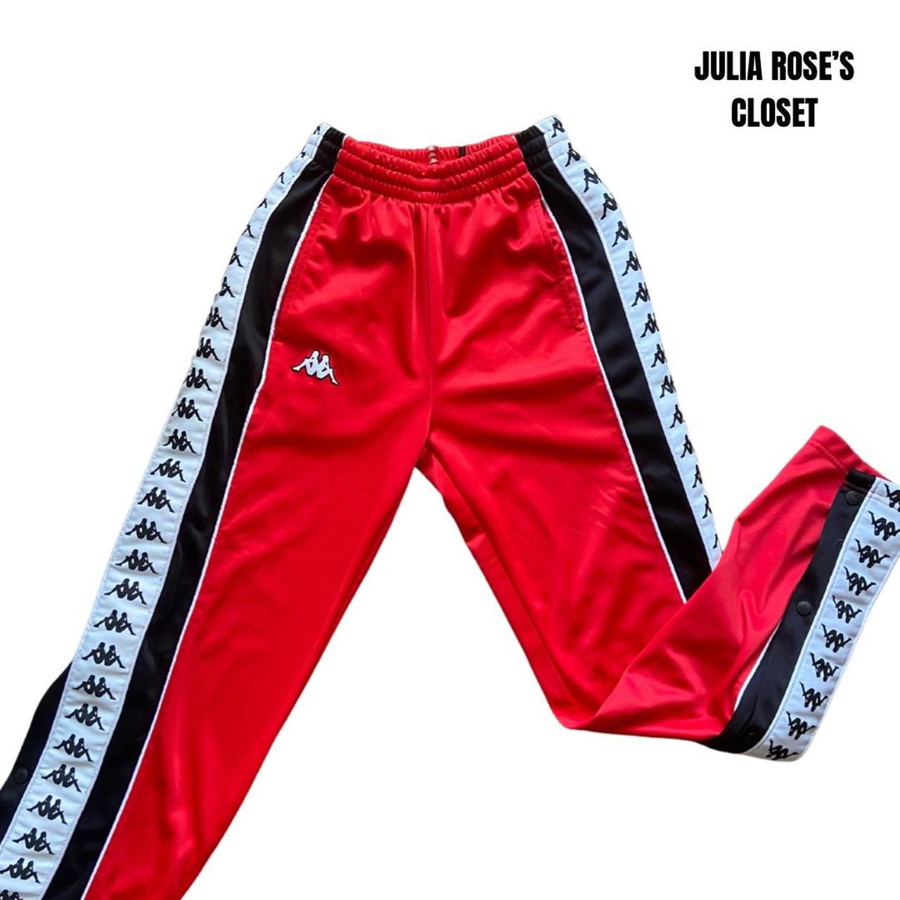 Kappa red online sweatpants