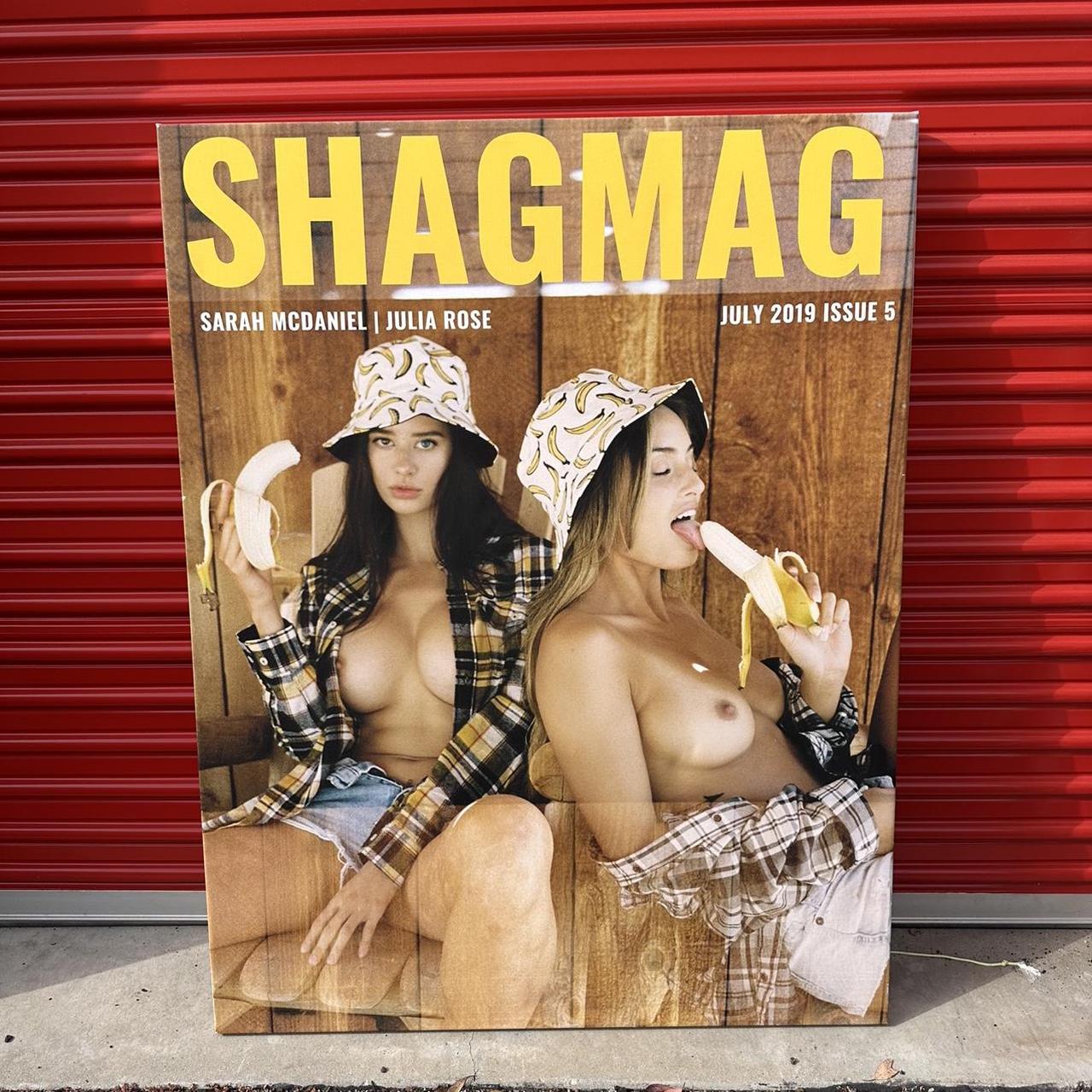 1 OF 1 JULIA ROSE & KROTCHY CANVAS SHAGMAG COVER... - Depop