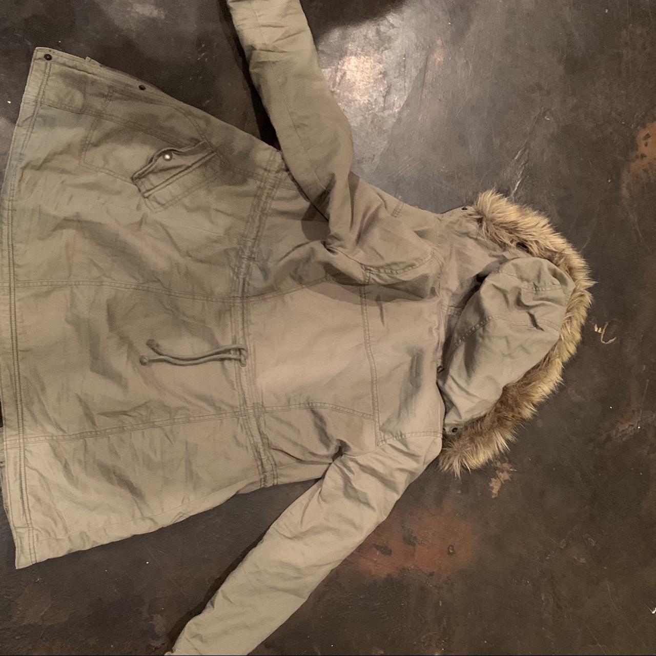 Women's Tan and Cream Coat (2)