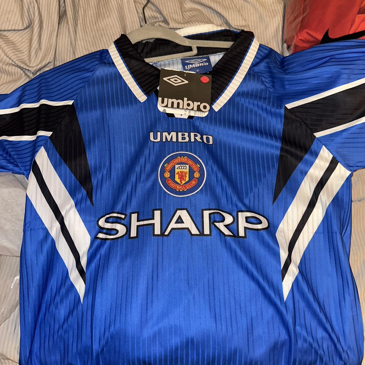 Adidas United Blue Sharp Kit Manchester United 1990 91 Football