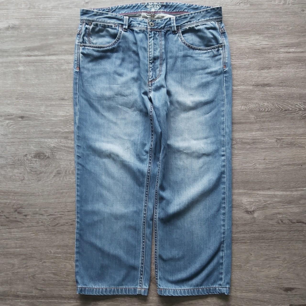 Gazman loose fit baggy jeans. Size 36. Good... Depop