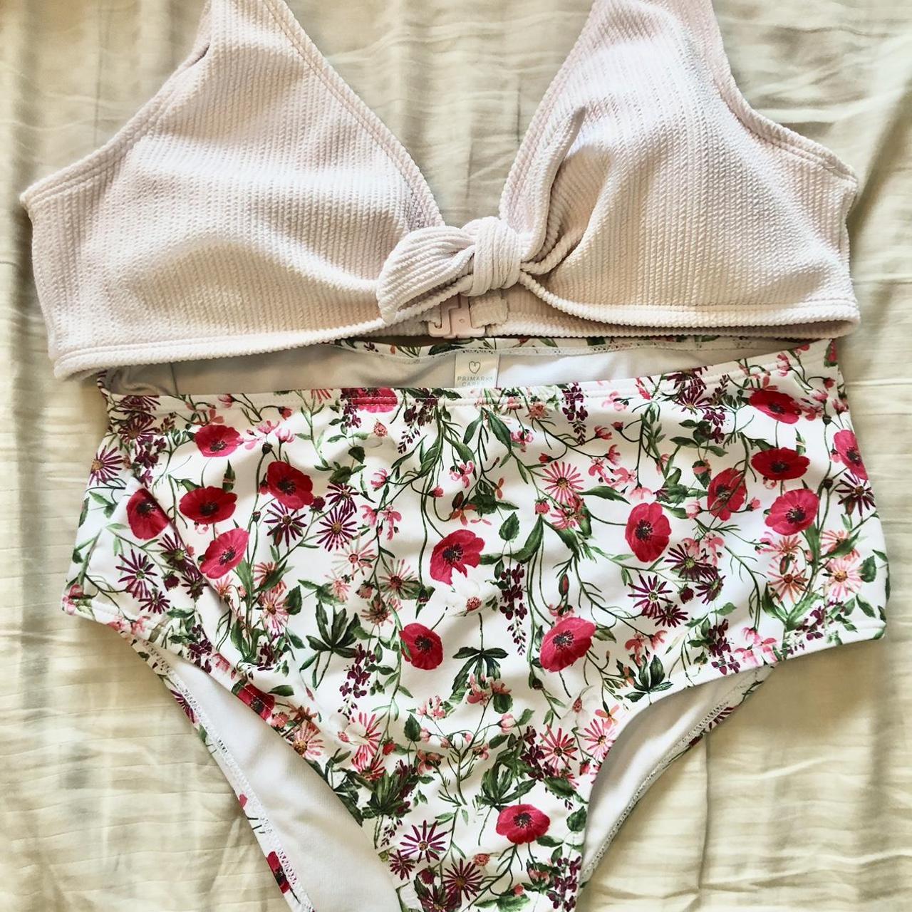 Primark Light Pink Bikini Top with High Waisted