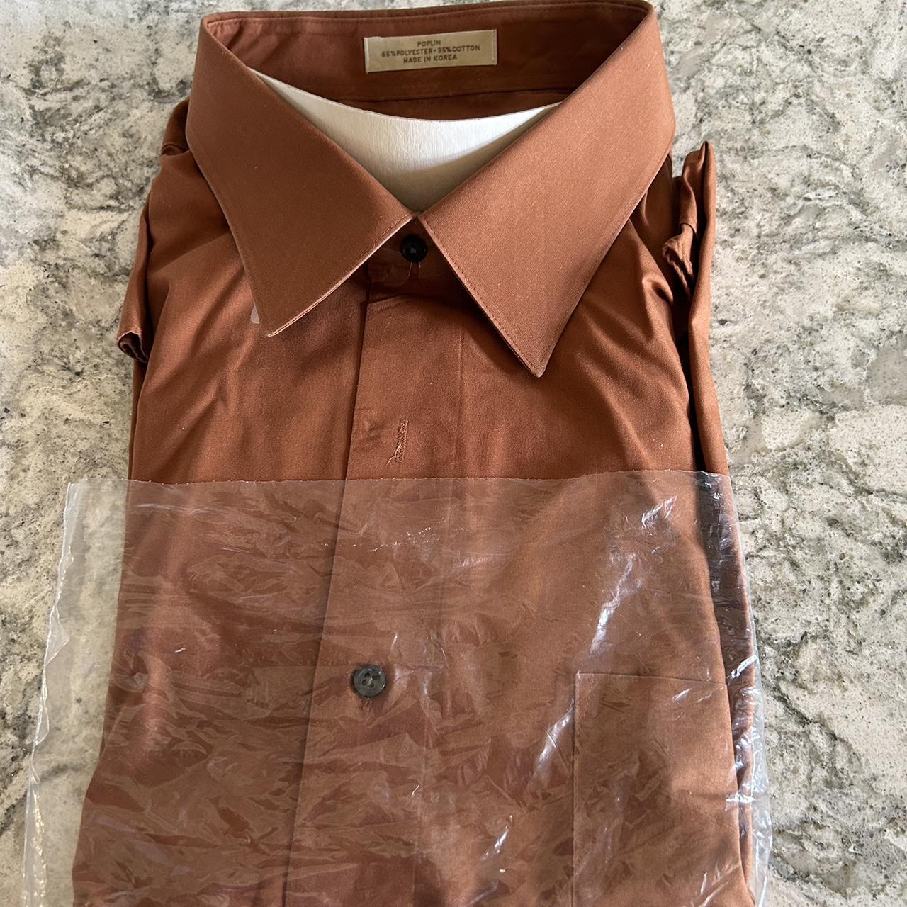 Fitted dress shirt. Dead stock. 18 1/2 - Depop