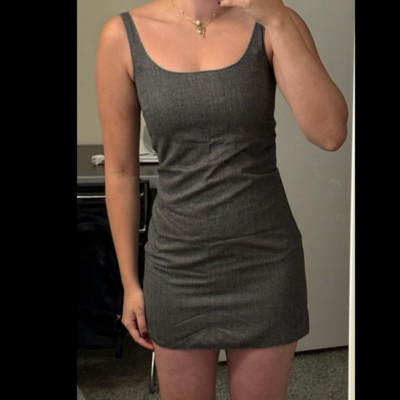 Miu Miu Women's Dress - Grey - S – Miu Miu Mini G… - image 1