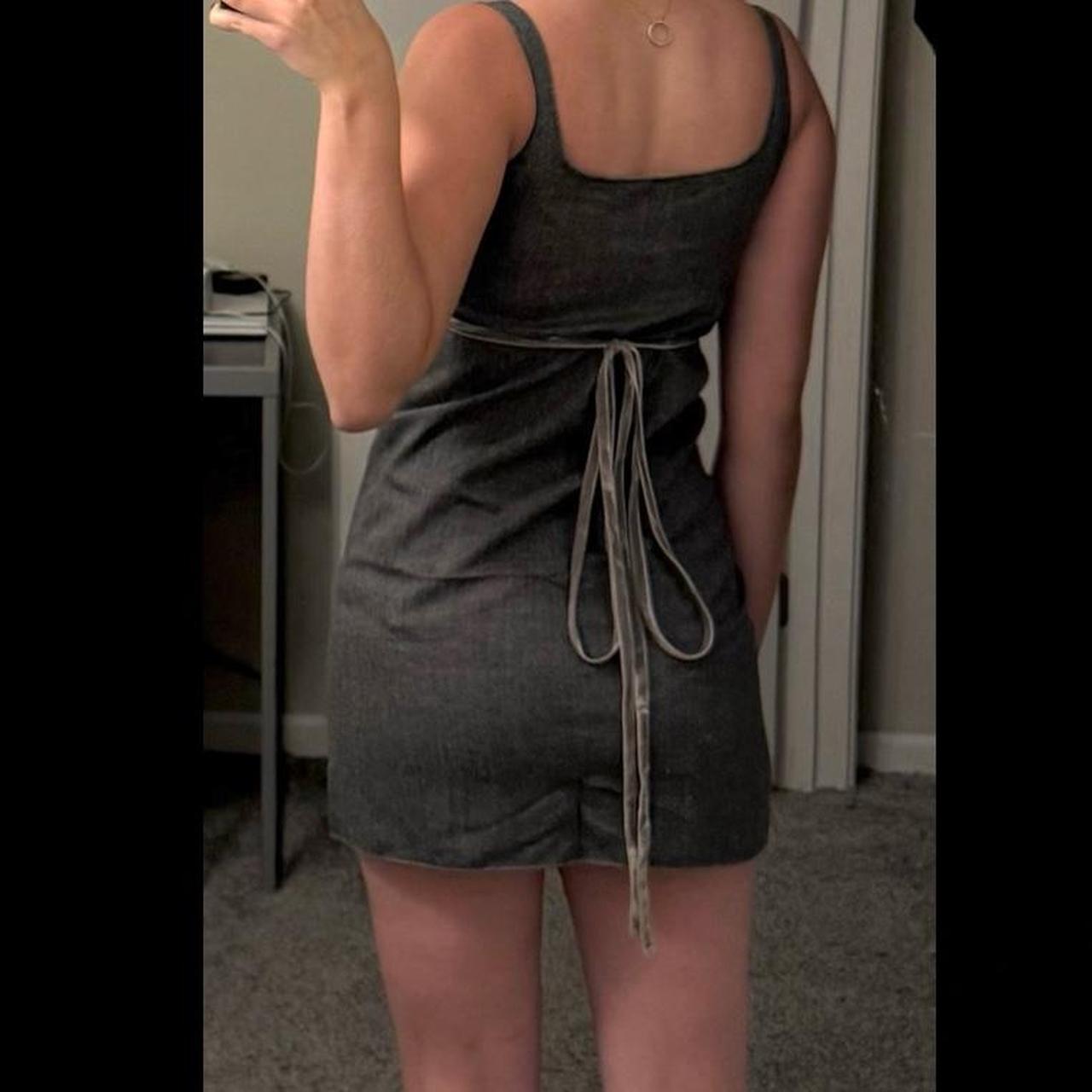 Miu Miu Women's Dress - Grey - S – Miu Miu Mini G… - image 2